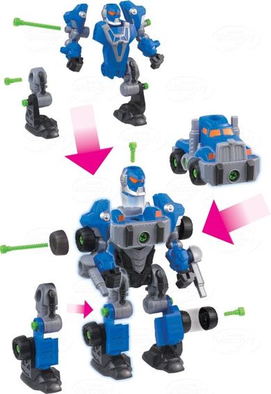 Dumel Discovery, Silverlit, Rozkręcony robot niebieski, zabawka interaktywna, 43507