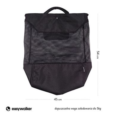 Easywalker, torba do wózka na zakupy, XL, czarna uniwersalna
