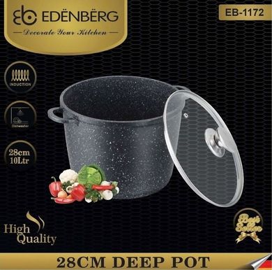 Edenberg, garnek granitowy 10l, 28 cm