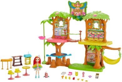 Enchantimals, Tropikalna kawiarenka, zestaw z lalką i akcesoriami