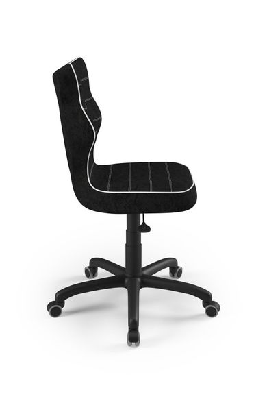 Entelo, Petit, krzesło młodzieżowe, rozmiar 5, wzrost 146-176,5 cm, czarne