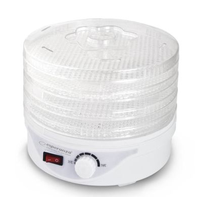 Esperanza, Délicatesse, suszarka do grzybów, warzyw i owoców, EKD003, 250W, biała