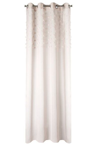 Eurofirany, Design91, Stella, firana gotowa, z naszywanymi kropkami, 140-250 cm
