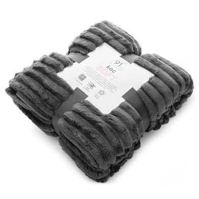 Eurofirany, koc d91 soft, 170-210 cm, stalowy