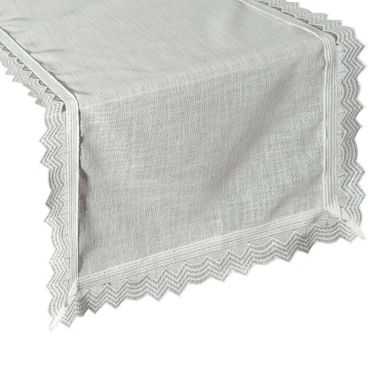 Eurofirany, obrus dekoracyjny, 35-180 cm, biały