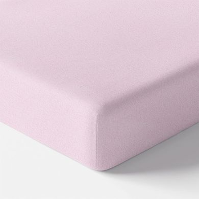 Ewa Klucze Eevi, prześcieradło frotte, jasno różowy, 120-60 cm