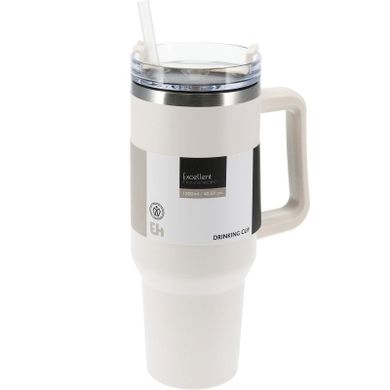 Excellent Houseware, kubek termiczny ze stali nierdzewnej, 1,2 l