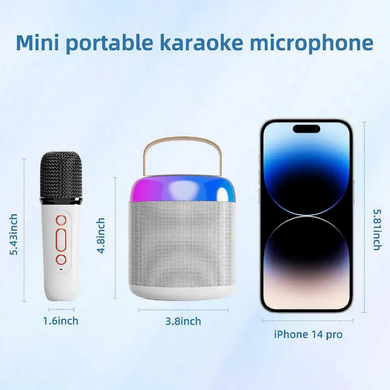 Extralink, Kids Karaoke LED Circle Speaker, zestaw do karaoke