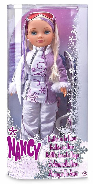 Famosa, Nancy zimowa, lalka ze snowboardem, 43 cm