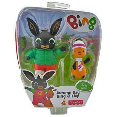 Fisher-Price, Bing, Autumn Day Bing & Flop, zestaw figurek