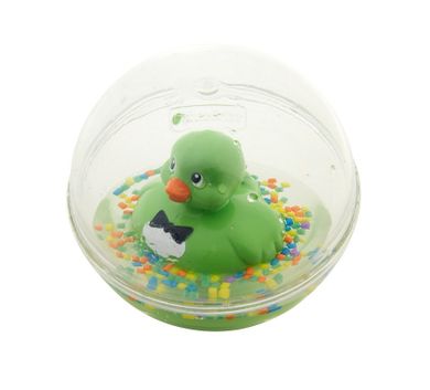Fisher-Price, kąpielowa kaczuszka w kuli, zielona