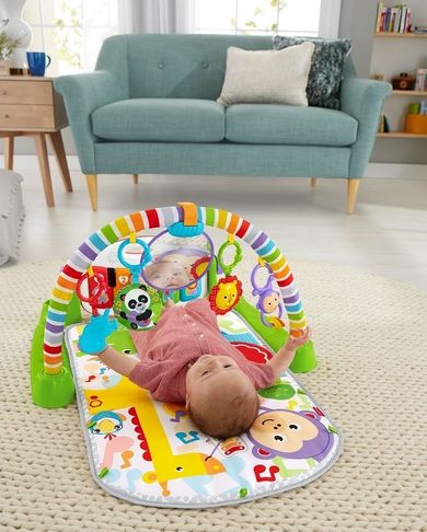 Fisher-Price, mata z pianinkiem, Muzyczne zwierzątka, zabawka edukacyjna