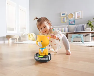 Fisher-Price, Miaukurzacz - kot na odkurzaczu, zabawka z dźwiękami