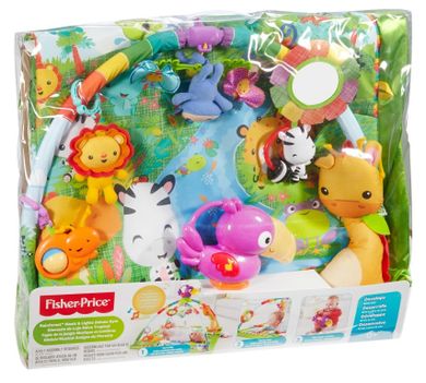 Fisher-Price, Przyjaciele z Lasu Tropikalnego, mata gimnastyczna z muzyką i światełkami