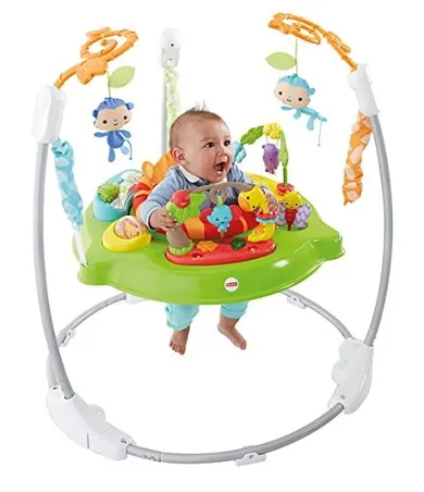 Fisher-Price, skoczek "Wesoła dżungla", zabawka niemowlęca