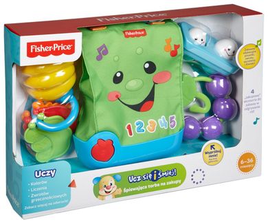 Fisher-Price, Śpiewająca torba na zakupy, zabawka interaktywna