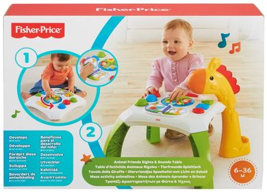 Fisher-Price, Wesoły stoliczek Żyrafy, zabawka interaktywna