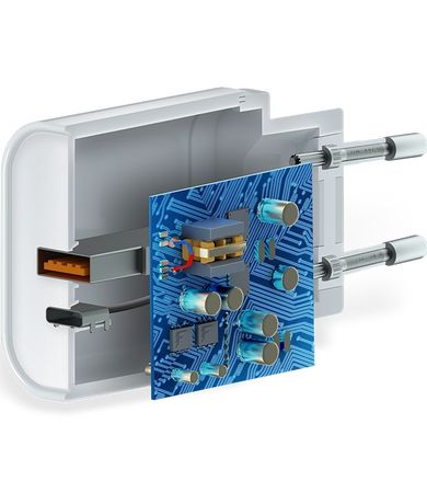 Forever Core, ładowarka sieciowa 2x Type-C PD+QC3.0 (20W) biała
