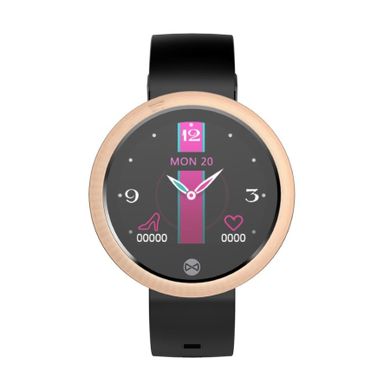 Forever, Smart Bracelet SB-310 V2, opaska sportowa, różowe-złoto