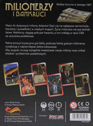 FoxGames, Milionerzy i Bankruci, gra planszowa