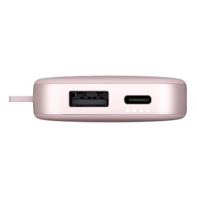 Fresh 'n Rebel, powerbank, 6000 mAh, USB-C Fast Charging, Smokey Pink