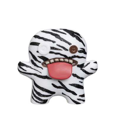 Fuggler, Oogah Boogah Zebra, Wide Eyed Weirdo Red, Grin Grin Multi, Suspicious Fox Blue, figurki kolekcjonerskie, 4 szt.