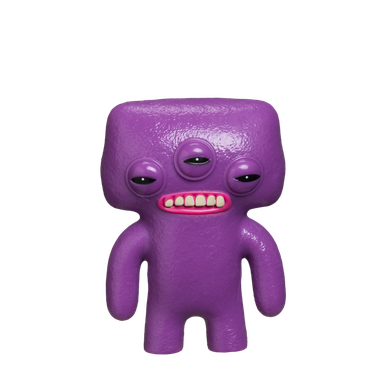 Fuggler, Squidge Purple, Sketchy Squirrel Red, Rabid Rabbit Green, Wide Eyed Weirdo Black, figurki kolekcjonerskie, 4 szt.