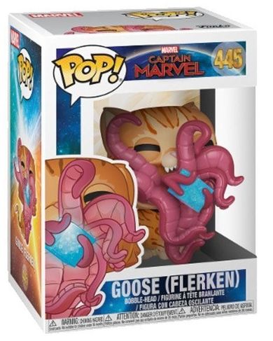 Funko Pop Marvel, Captain Marvel, Goose the cat, flerken, nr 445, figurka