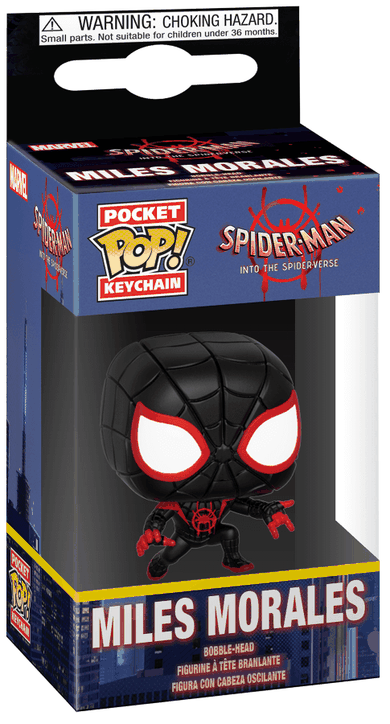 Funko Pop Marvel, Spider-Man Animated, Miles Morales, brelok