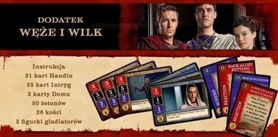 Games Factory, Spartakus: Krew i Zdrada - Węże i Wilk, dodatek, gra strategiczna
