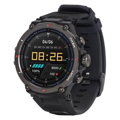 Garett, GRS PRO, smartwatch, czarny