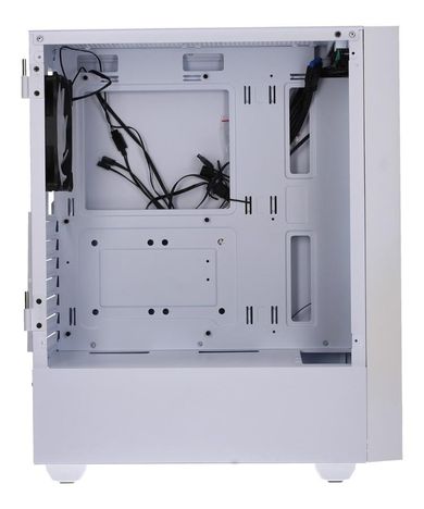 Gembird, Midi Tower Fornax 4000 ARGB, obudowa, biała