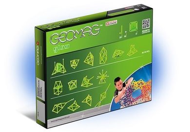 Geomag, Glow, konstrukcyjne klocki magnetyczne, 40 elementów