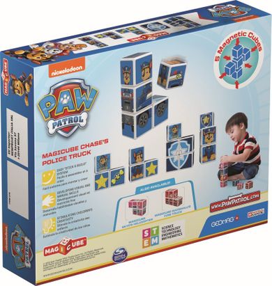 Geomag, Magicube, Psi Patrol, Chase i jego pojazd, kostki magnetyczne