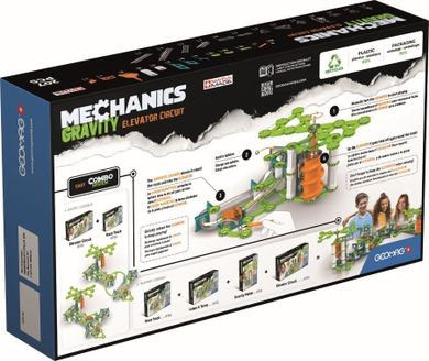 Geomag, Mechanics Gravity, Elevator Circuit, konstrukcyjne klocki magnatyczne, 207 elementów