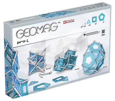 Geomag, Pro-L, konstrukcyjne klocki magnetyczne, 110 elementów