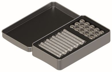 Geomag, Pro-L, Pocket, konstrukcyjne klocki magnetyczne, 53 elementów
