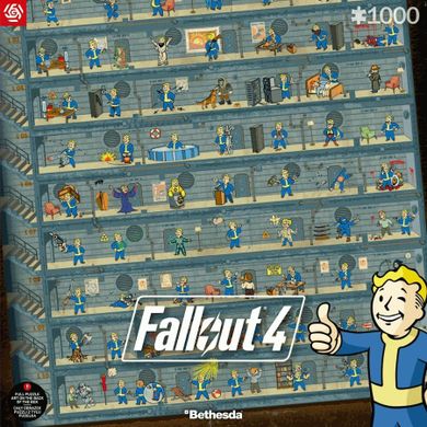 Good Loot, Gaming, Fallout 4 Perk Poster, puzzle, 1000 elementów