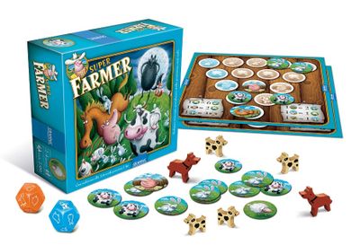 Granna, Superfarmer Deluxe, Drewniane figurki, gra logiczna