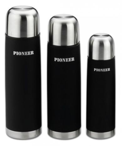 Grunwerg, termos Pioneer 1 l, czarny