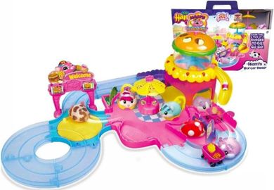 Hamsters in a house, Burgerowy domek, zestaw z chomikiem