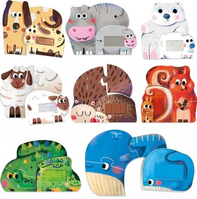 Headu, Puzzle zwierzątka, trenuj dotyk