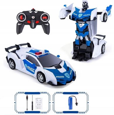 HH Poland, auto robot transformujący, policja, pojazd zdalnie sterowany