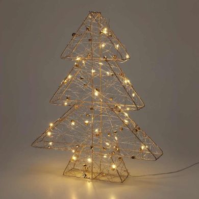 Home Styling Collection, choinka, figurka druciana z LED, 40 cm