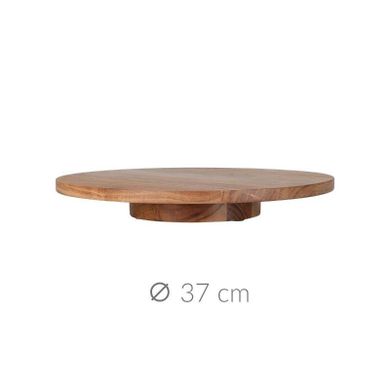 Home Styling, Collection, okrągła deska obrotowa, drewno akacji, Ø 37 cm