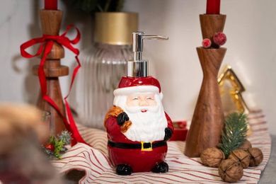 Home Styling Collection, świąteczny dozownik do mydła w płynie, 19 cm