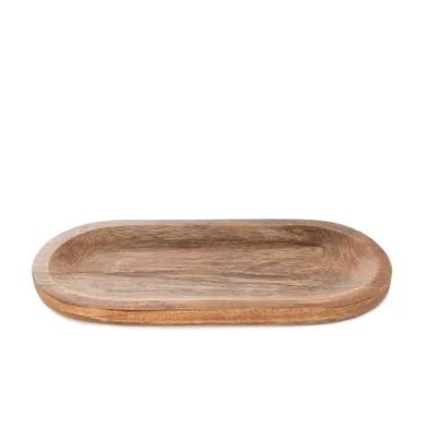 Homla, Acacia, taca dekoracyjna, z drewna akacjowego, 25-12-2 cm