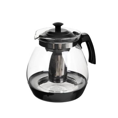 Homla, Beker, dzbanek, z zaparzaczem do kawy i herbaty czarny, 2,3 l
