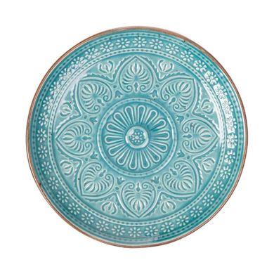 Homla, Indie, talerz, mały turkusowy, 15 cm