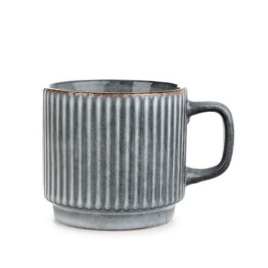 Homla, Labarro, Kubek prążkowany szary, 0,25 l, 869070